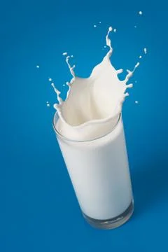 Splashing milk 写真素材