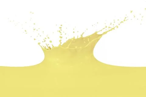 Splashing milk Stock Photos