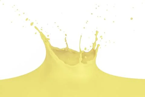 Splashing milk Stock Photos