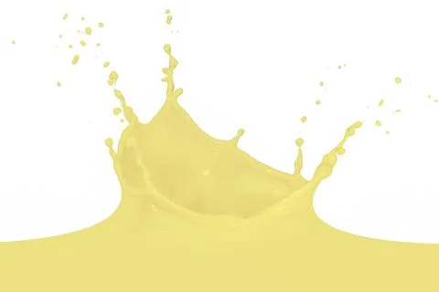 Splashing milk Stock Photos