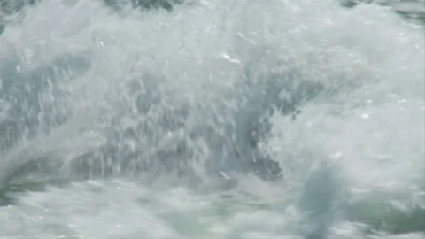 Splashing niagara falls water Stock Footage 74095780