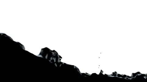 Splashing oil surface Stock Footage 61207969