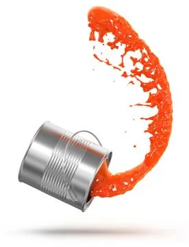 Splashing paint Stock Illustration