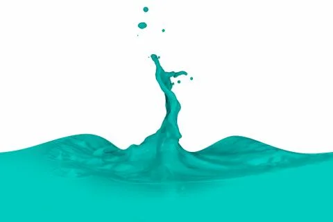 Splashing paint Stock Photos