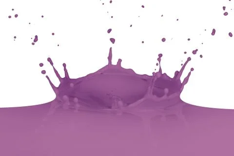 Splashing paint Stock Photos
