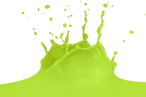 Splashing paint Foto stock