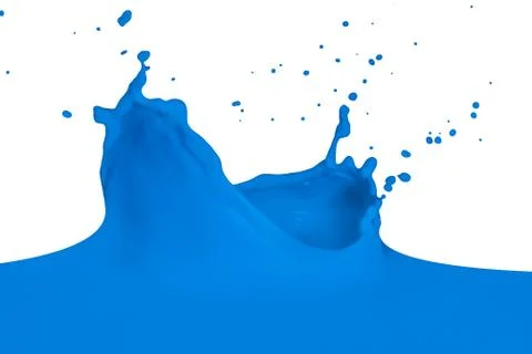 Splashing paint Stock Photos