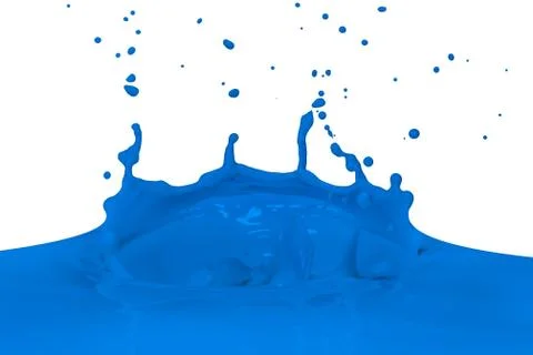 Splashing paint Stock Photos