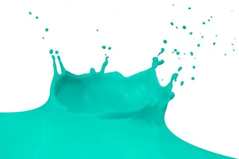 Splashing paint Stock Photos