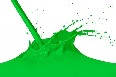 Splashing paint Stock Photos