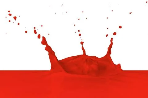 Splashing paint Stock Photos