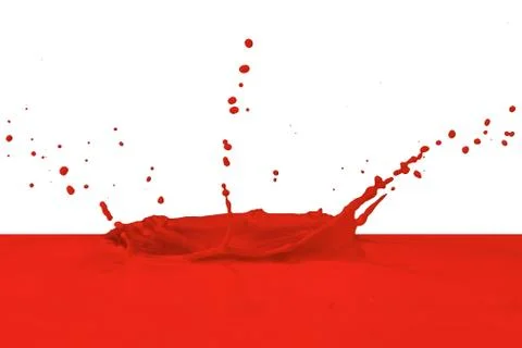 Splashing paint Stock Photos