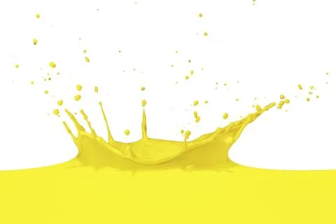 Splashing paint Foto stock
