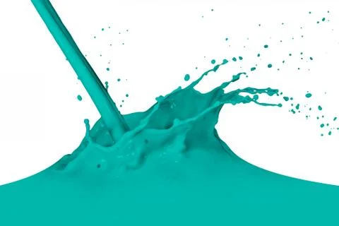 Splashing paint Stock Photos