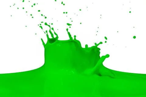 Splashing paint Stock Photos