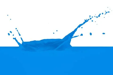 Splashing paint Stock Photos