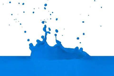 Splashing paint Stock Photos