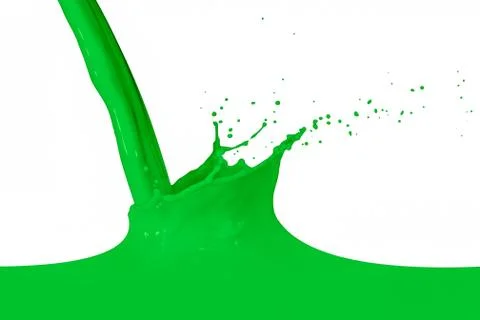 Splashing paint Foto stock