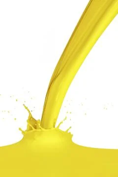 Splashing paint Foto stock