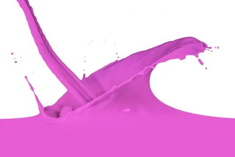 Splashing paint Stock-Fotos