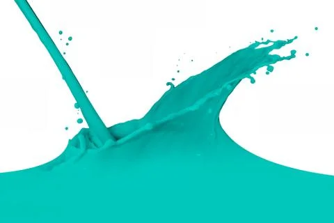 Splashing paint Stock Photos