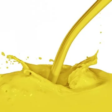 Splashing paint Foto stock