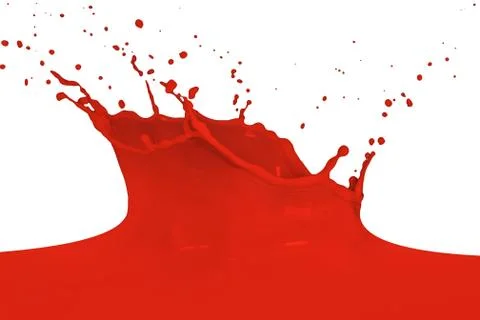 Splashing paint Stock Photos