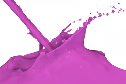 Splashing paint Stock Photos