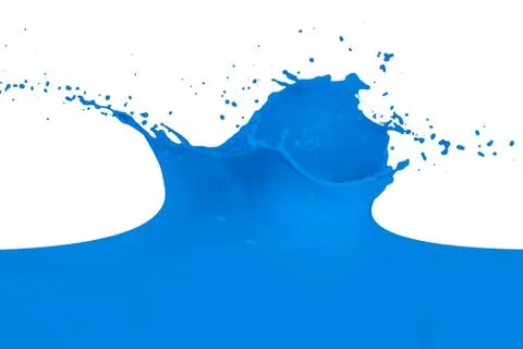 Splashing paint Stock Photos