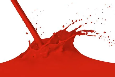 Splashing paint Stock Photos