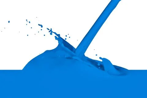 Splashing paint Stock Photos
