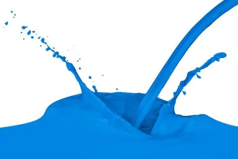 Splashing paint Stock Photos