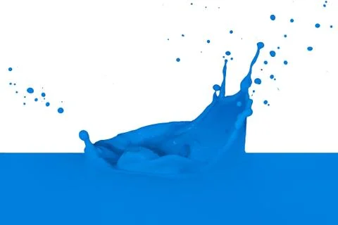Splashing paint Stock Photos