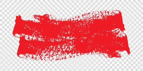 Splashing red paint texture isolated. Isolated vibrant crimson liquid splash. Stock Illustration
