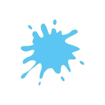 Splashing water drop vector for decorating songkran festival posters. Stock Illustration