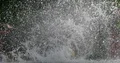 Splashing water fountain very close up 4k or 4k+ Resolution