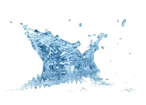 Splashing water Stock Photos