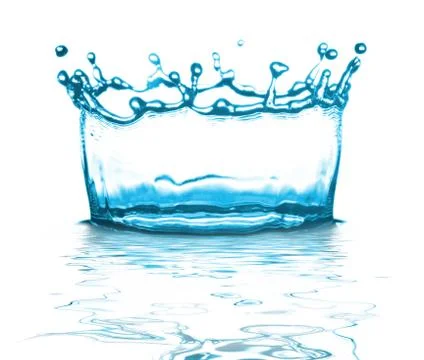 Splashing water Stock Photos