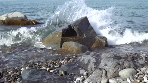 Splashing water in slow motion Stock Footage 165914689