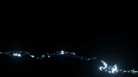 Splashing water surface on black background Stock Footage 60820459