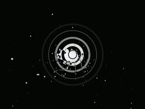 Splat with Radio Wave Stock Footage 645039