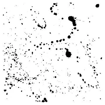 Splated background. Black paint splashes Stock Illustration