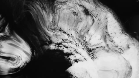 Splatter Black And White Inks. Abstract Background. Stock Footage 317301753