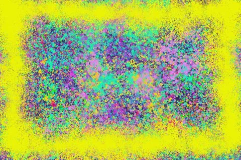 Splatter Border Stock Illustration