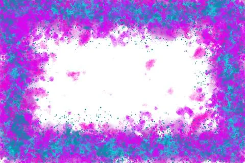 Splatter Border Stock Illustration