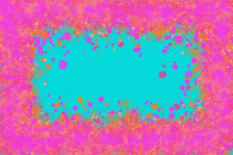 Splatter Border Stock Illustration