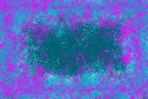 Splatter Border Illustrazione stock