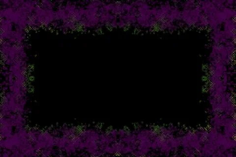 Splatter Border Stock Illustration