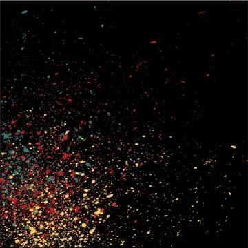 Splatter color background and design. vector Ilustración de archivo