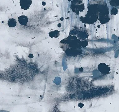 Splatter paint. Hand made texture. 2d illustration. Stock Illustration